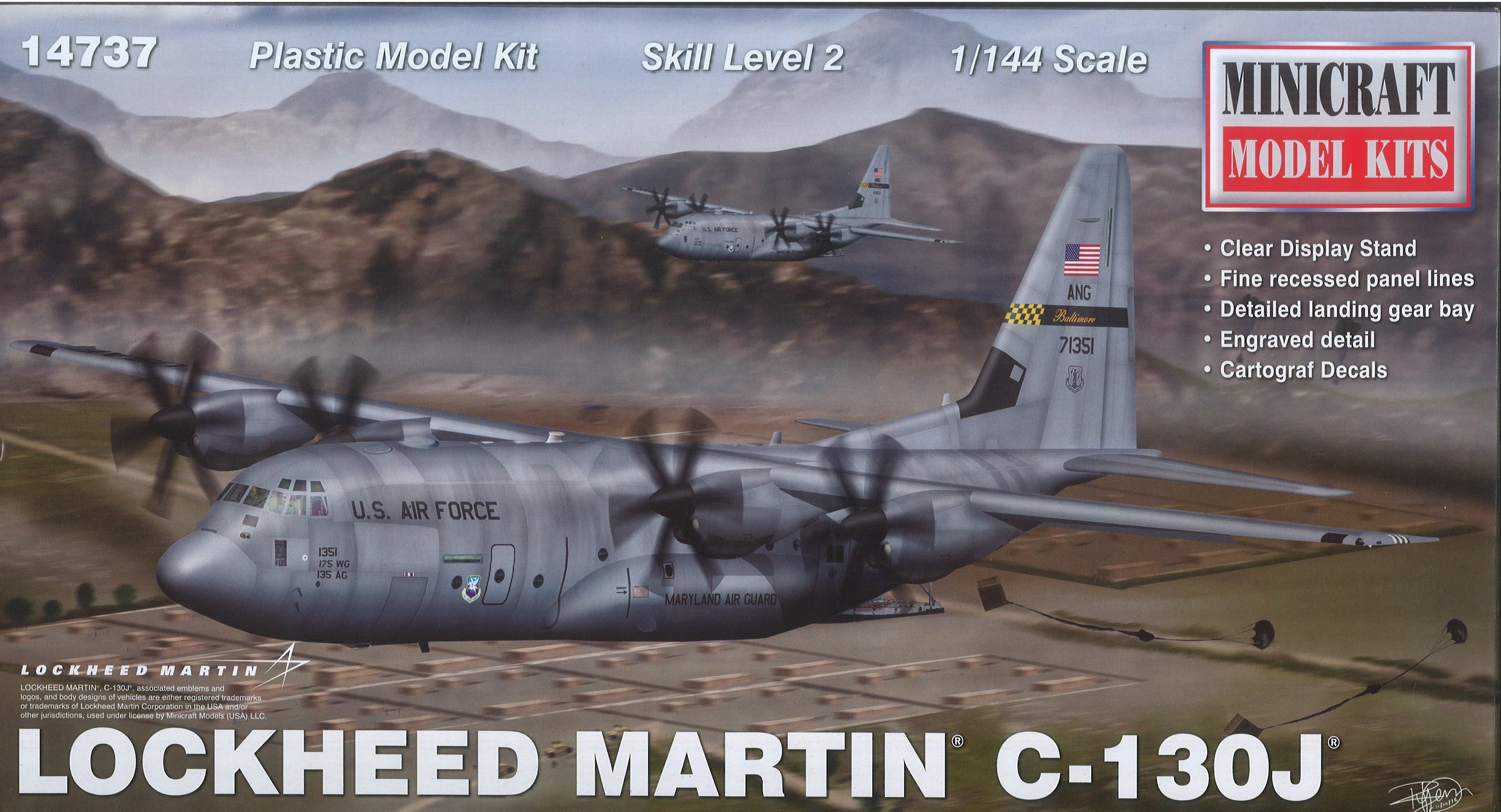 メーカー :: ミニクラフト :: ミニクラフト 1/144 アメリカ空軍 C-130J 